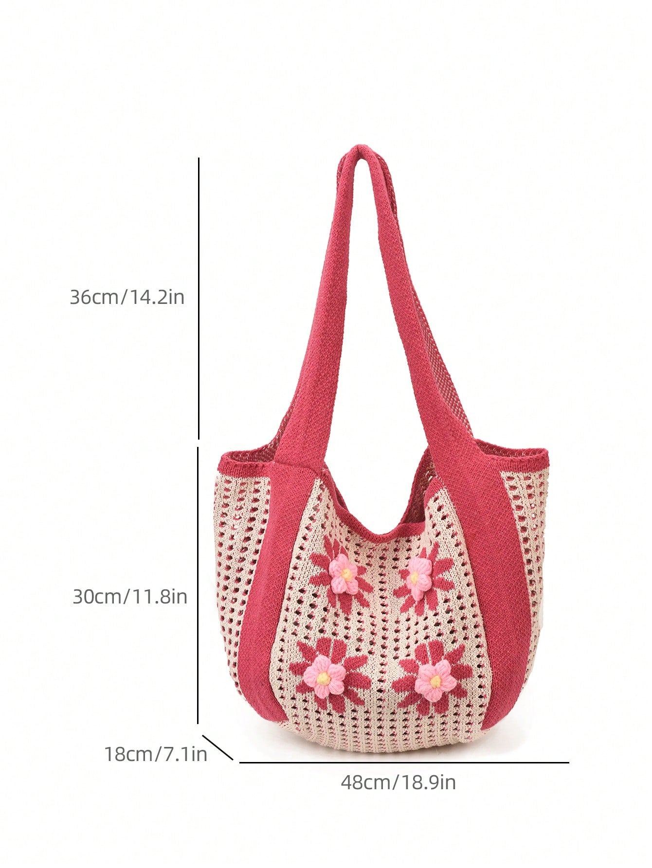 Summer New Casual Straw Tote Bag, Women Large Capacity Shoulder Shopping Handbag , Summer , Beach