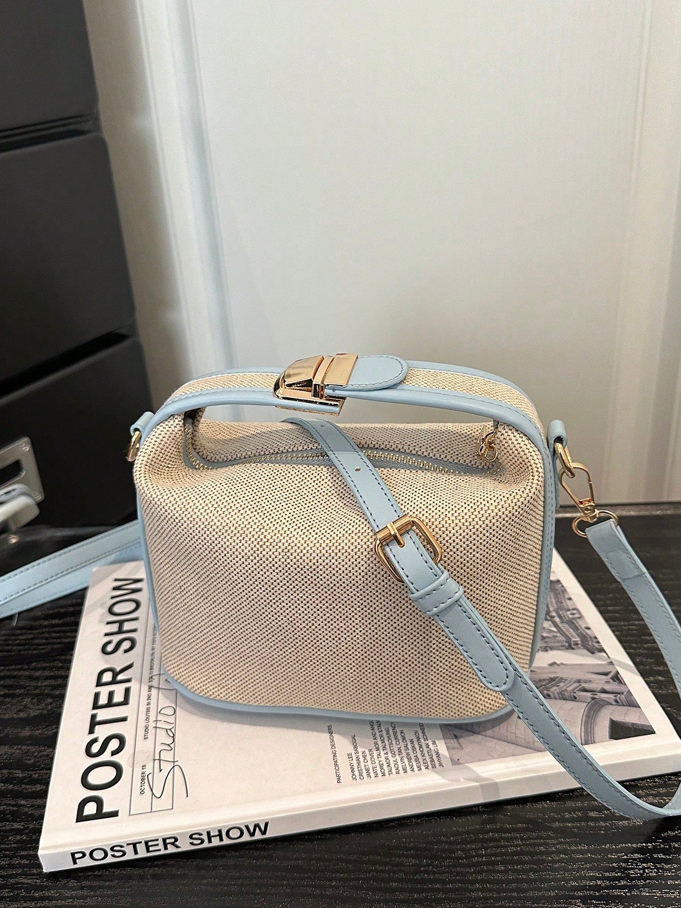 Summer Straw Woven Handbag, Casual Women's Tote Bag, Shoulder Bag, Crossbody Bag